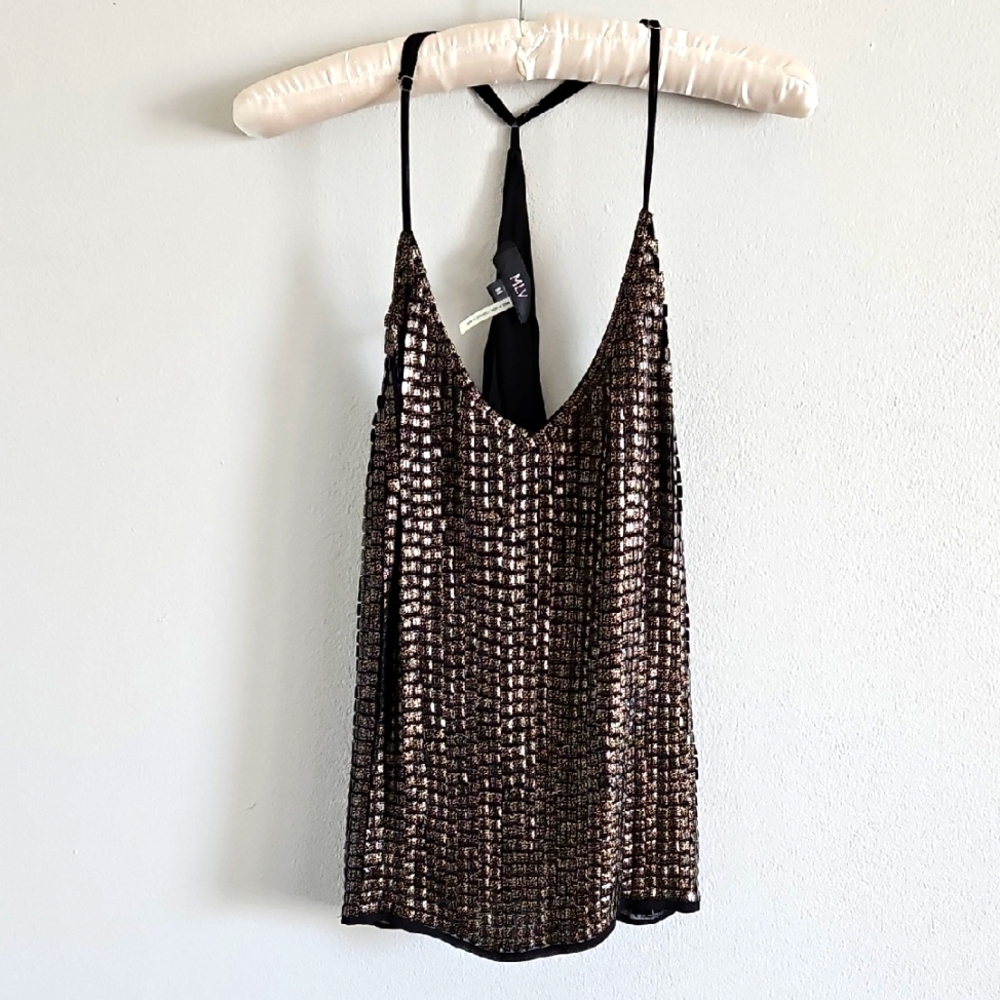 MLV Simone Embellished Sequin Tank Top Size M